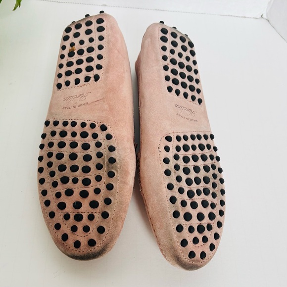 Aurelien Pink Suede Loafers - Picture 7 of 9
